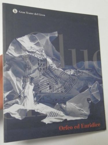Portada del libro de Orfeo ed Euridice (Programa de ópera. Gran Teatre del Liceu, 2003)