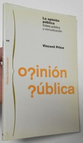 Portada del libro de La opinión pública