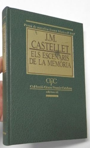 Portada del libro de Els escenaris de la memòria