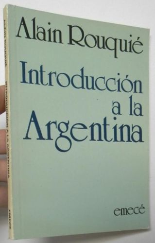 Portada del libro de Introducción a la Argentina