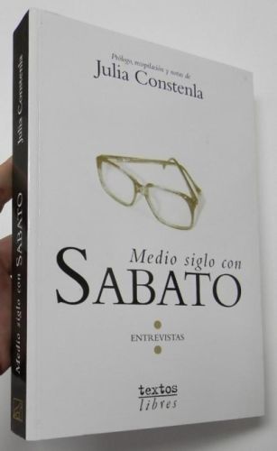 Portada del libro de Medio siglo con Sabato