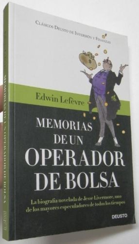 Portada del libro de Memorias de un operador de bolsa