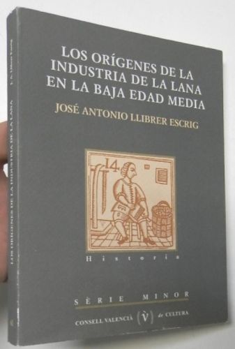 Portada del libro de Los orígenes de la industria de la lana en la baja edad media