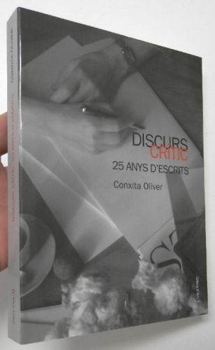 Portada del libro de Discurs crític. 25 anys d'escrits