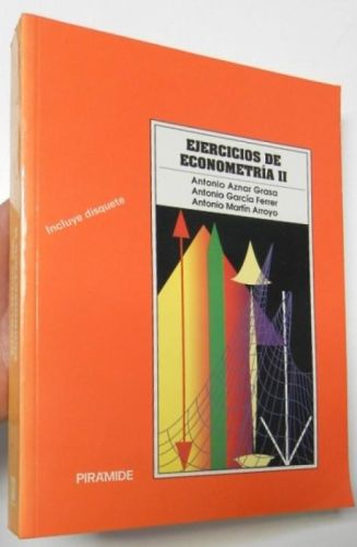 Portada del libro de Ejercicios de econometría II
