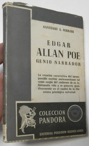 Portada del libro de Edgar Allan Poe, genio narrador