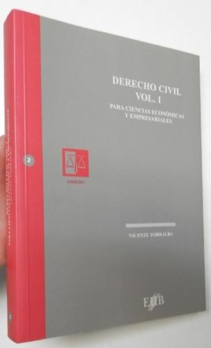 Portada del libro de Derecho civil. Vol. 1. Para ciencias económicas y empresariales