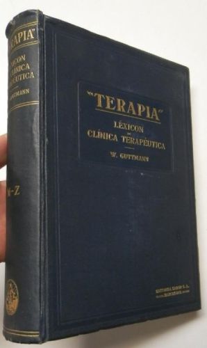 Portada del libro de Terapia. Léxicon de clínica terapéutica. M-Z