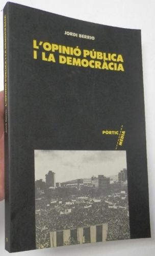 Portada del libro de L'opinió pública i la democràcia
