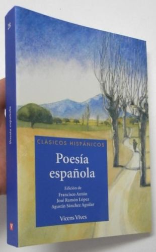 Portada del libro de Poesía epañola