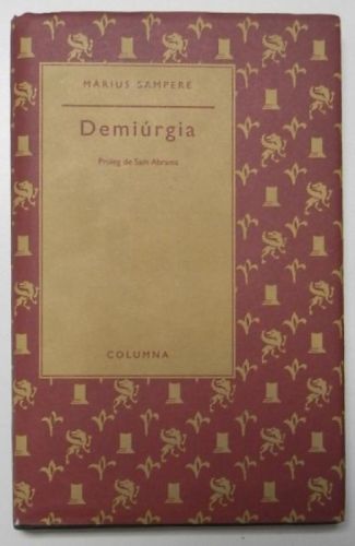Portada del libro de Demiúrgia