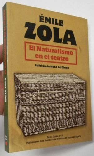 Portada del libro de El naturalismo en el teatro