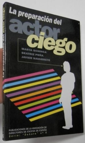 Portada del libro de La preparación del actor ciego