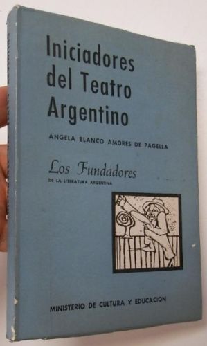 Portada del libro de Iniciadores del Teatro Argentino