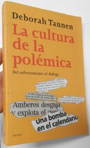 Portada del libro de La cultura de la polémica