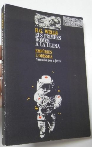Portada del libro de Els primers homes a la lluna