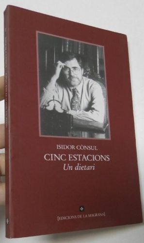 Portada del libro de Cinc estacions. Un dietari