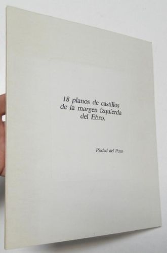 Portada del libro de 18 planos de castillos de la margen izquierda del Ebro