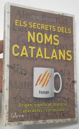 Portada del llibre de Els secrets dels noms catalans