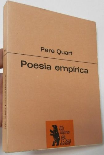 Portada del libro de Poesia empírica