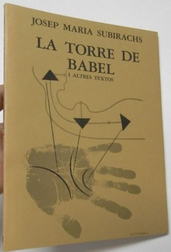 Portada del libro de La torre de Babel i altres textos