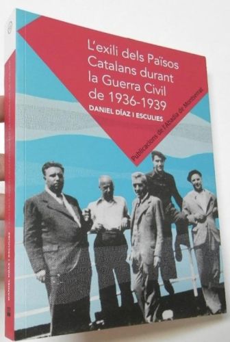 Portada del libro de L'exili dels Països Catalans durant la Guerra Civil de 1936-1939