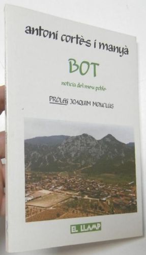 Portada del llibre de Bot. Notícia del meu poble
