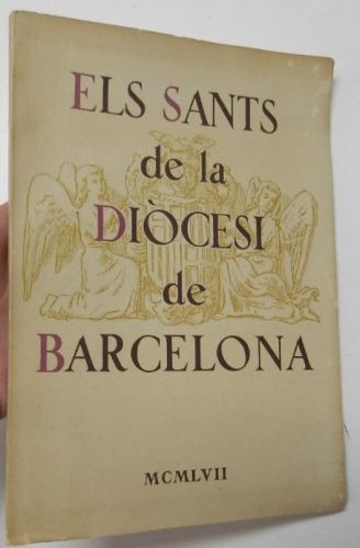 Portada del libro de Els Sants de la diòcesi de Barcelona