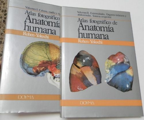 Atlas fotográfico de anatomía humana (Volumen I. Cabeza, cuello y tronco; Volumen II: Extremidades. Órganos torácicos y abdominales. Sistema urogenital)