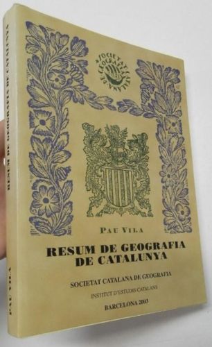 Portada del libro de Resum de geografia de Catalunya