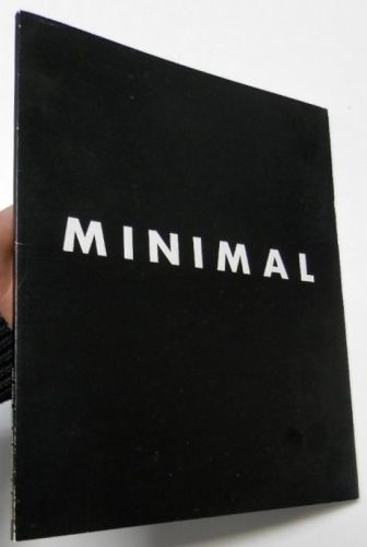Portada del libro de Minimal Art. Catálogo de exposición