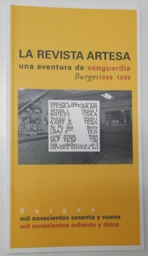 Portada del libro de La revista Artesa, una aventura de vanguardia. Burgos 1969-1985