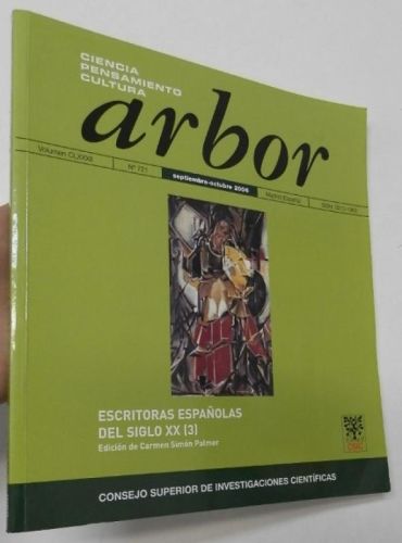 Portada del libro de Revista Arbor. nº 721