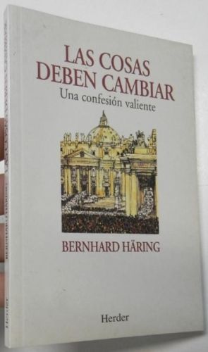 Portada del libro de Las cosas deben cambiar