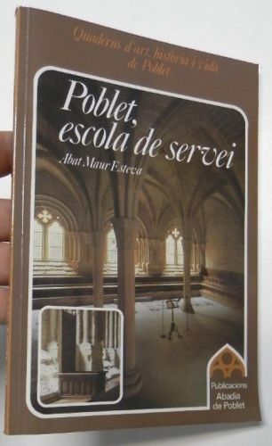 Portada del libro de Poblet, escola de servei