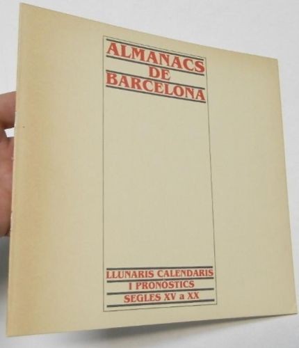 Portada del libro de Almanacs de Barcelona