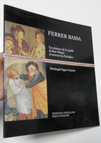 Portada del libro de Ferrer Bassa. Les pintures de la capella de Sant Miquel al monestir de Pedralbes