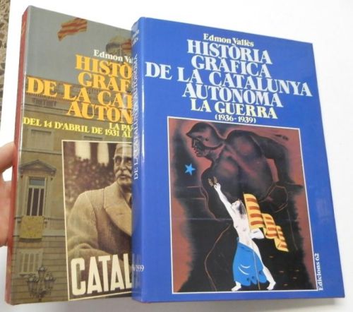 Portada del libro de Història gràfica de la Catalunya autónoma