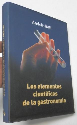 Portada del libro de Los elementos científicos de la gastronomía