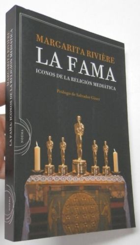Portada del libro de La fama: iconos de la religión mediática