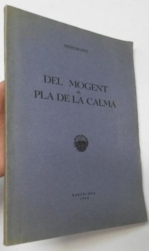 Portada del libro de Del Mogent al Pla de la Calma