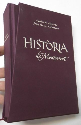 Portada del libro de Història de Montserrat