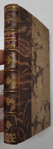 Portada del libro de Itinerario descriptivo de Cataluña