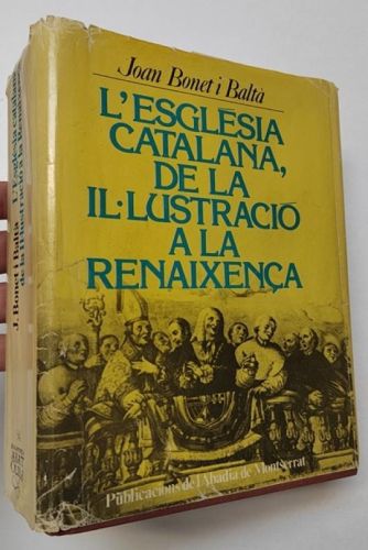 Portada del libro de L'església catalana, de la Il·lustració a la Renaixença