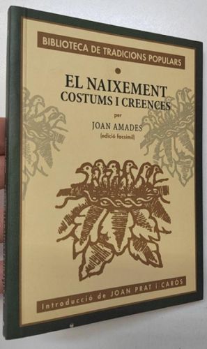 Portada del libro de El naixement. Costums i creences