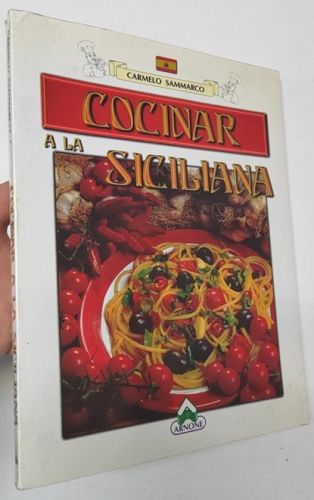 Portada del libro de Cocinar a la siciliana