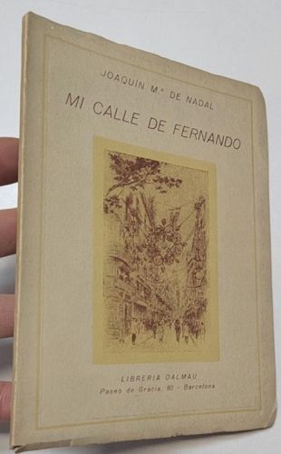 Portada del libro de Mi calle de Fernando