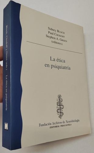 Portada del libro de La ética en psiquiatría
