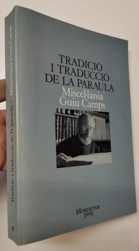 Portada del libro de Tradició i traducció de la paraula. Miscel·lània Guiu Camps