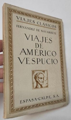 Portada del libro de Viajes de Américo Vespucio
